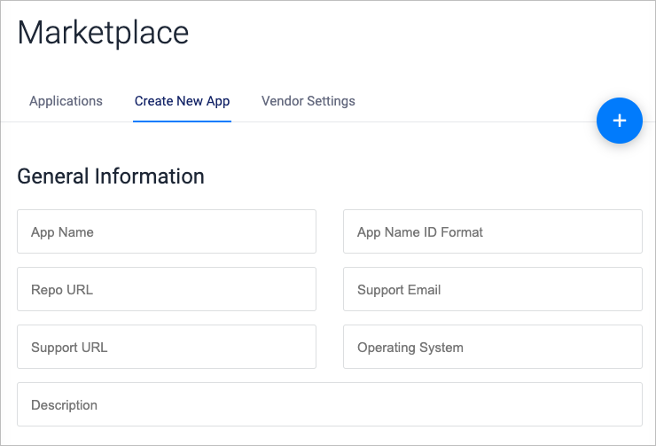 Screenshot of Add App form